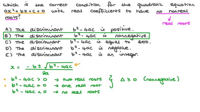 Consider a quadratic equation with integer coefficients